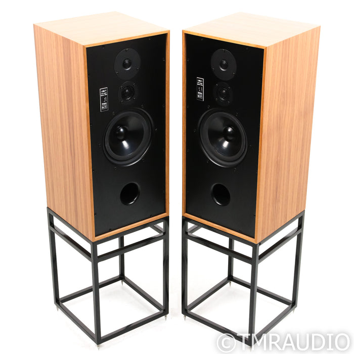 Graham LS8/1 Derek Hughes SE Bookshelf Speakers; Teak Pair w/ Stands (Sealed)