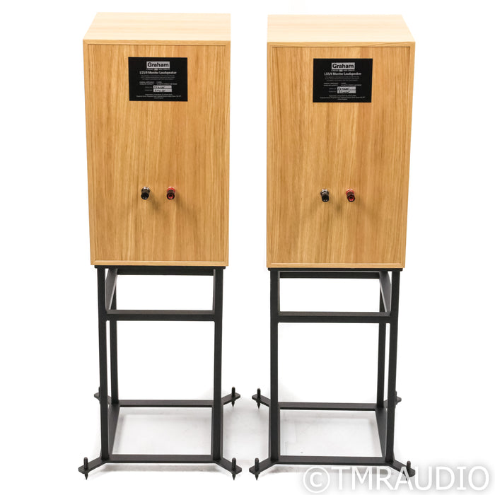 Graham Audio LS5/9 Bookshelf Speakers; Oak Pair w/ Stands