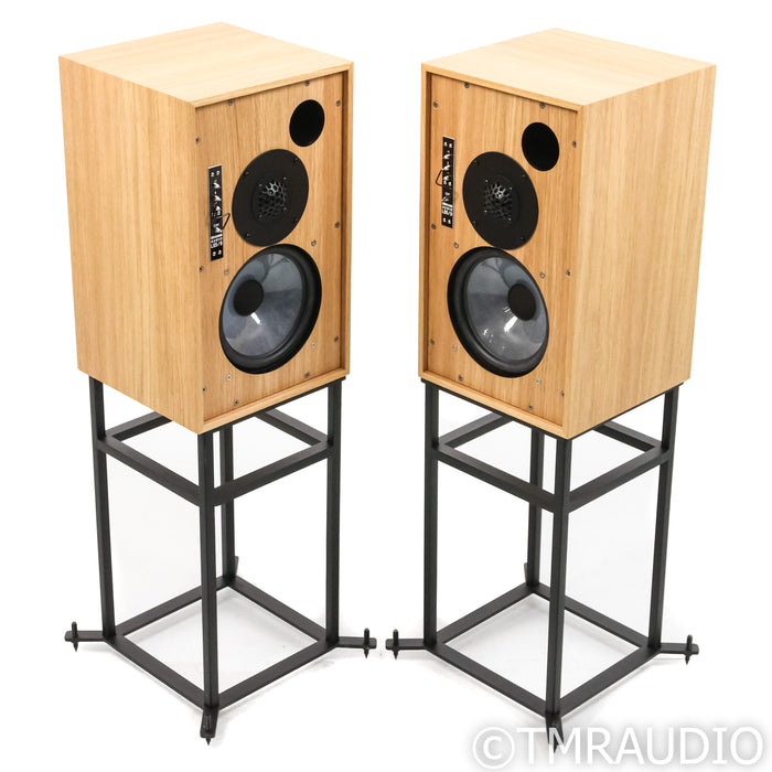 Graham Audio LS5/9 Bookshelf Speakers; Oak Pair w/ Stands