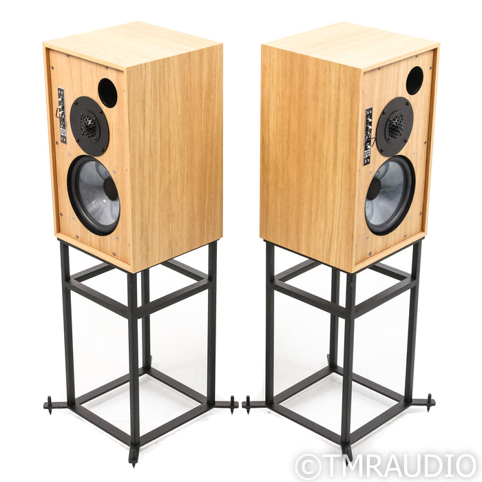 Graham Audio LS5/9 Bookshelf Speakers; Oak Pair w/ Stands