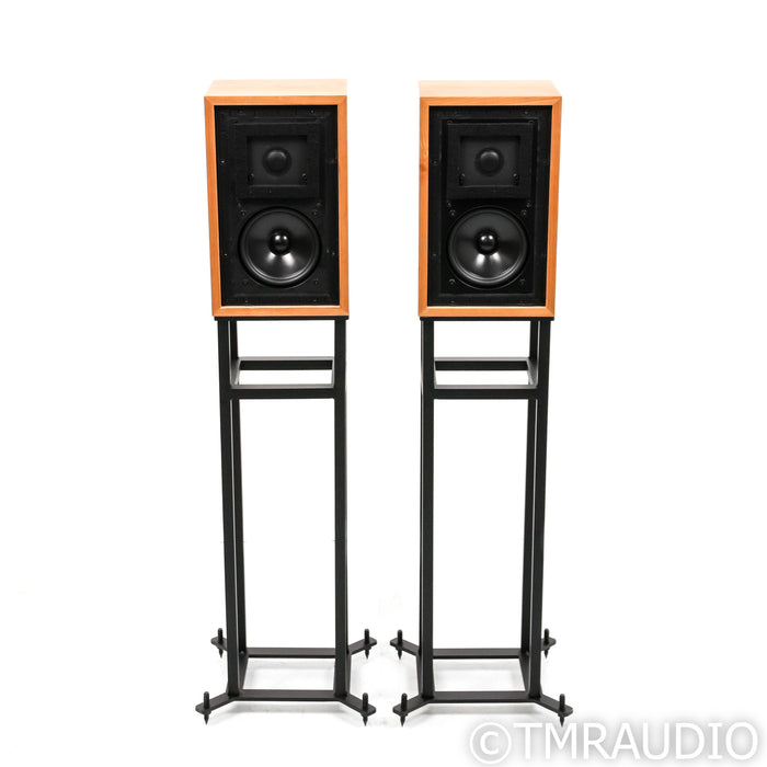 Graham Audio Chartwell LS3/5a Bookshelf Speakers; Cherry Pair w/ Stands