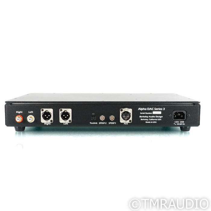 Berkeley Audio Design Alpha DAC Series 3; D/A Converter