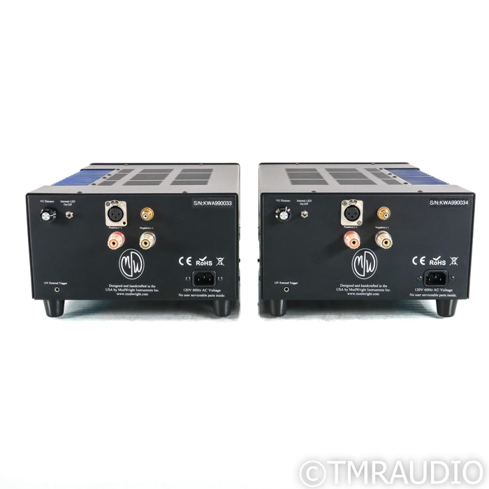 ModWright Instruments KWA 99 MOSFET Monoblock Power Amplifiers; Pair