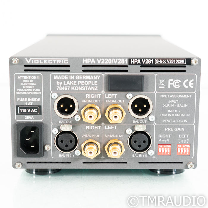 Violectric HPA V281 Headphone Amplifier; Stepped Volume Control