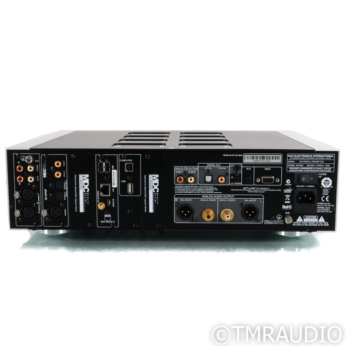 NAD Electronics M12 Preamplifier / DAC; BluOS 2i Module, MDC DD SPDIF Module