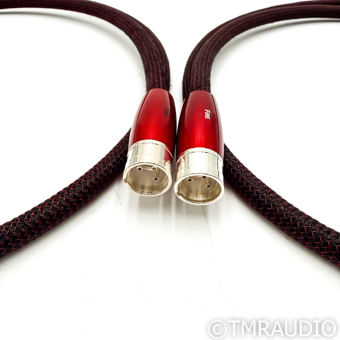 AudioQuest Fire XLR Cables; 1.5m Pair Balanced Interconnects