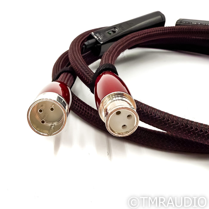 AudioQuest Fire XLR Cables; 1m Pair Balanced Interconnects