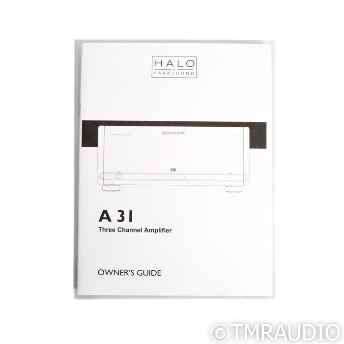 Parasound Halo A 31 3-Channel Power Amplifier