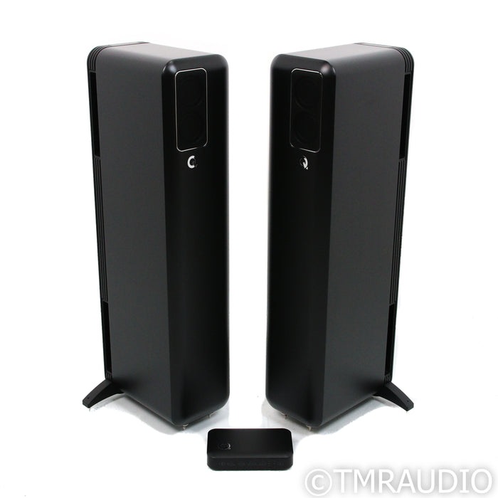 Q Acoustics Q Active 400 Wireless Floorstanding Speakers; Black Pair