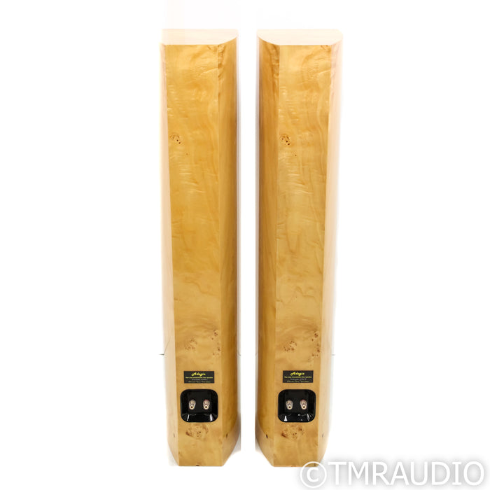 Acoustic Zen Adagio Floorstanding Speakers; Maple Burl Pair