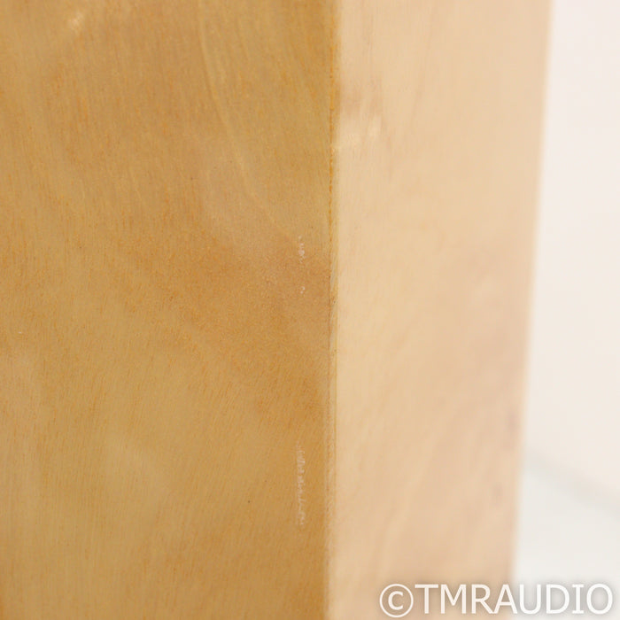 Acoustic Zen Adagio Floorstanding Speakers; Maple Burl Pair