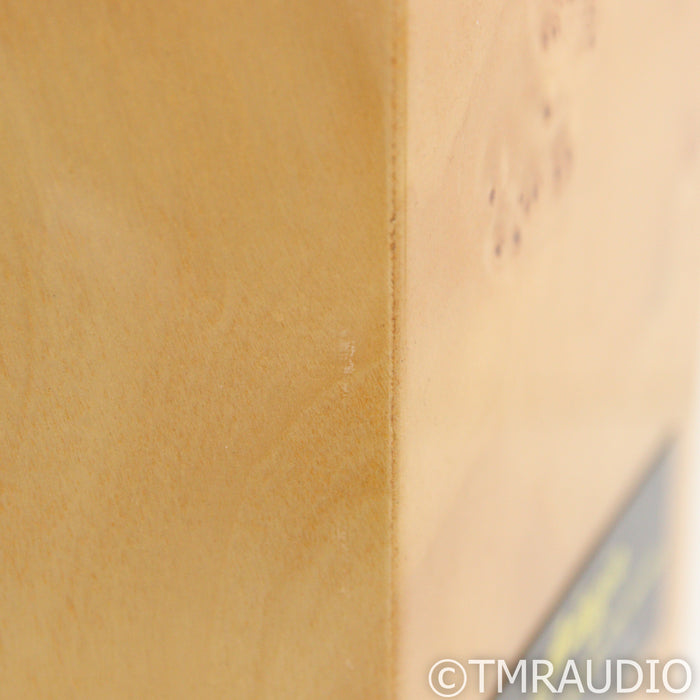 Acoustic Zen Adagio Floorstanding Speakers; Maple Burl Pair