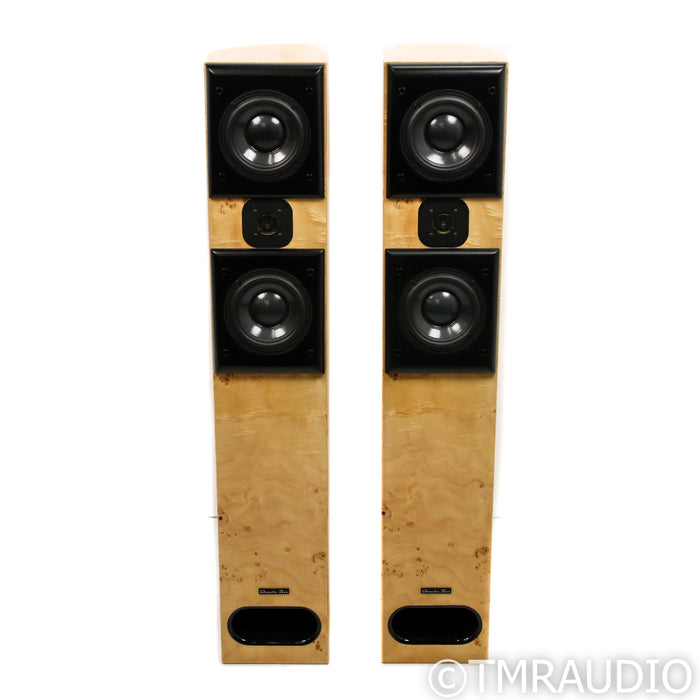Acoustic Zen Adagio Floorstanding Speakers; Maple Burl Pair