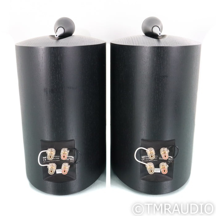 Bowers & Wilkins Nautilus 805 Bookshelf Speakers; Black Pair