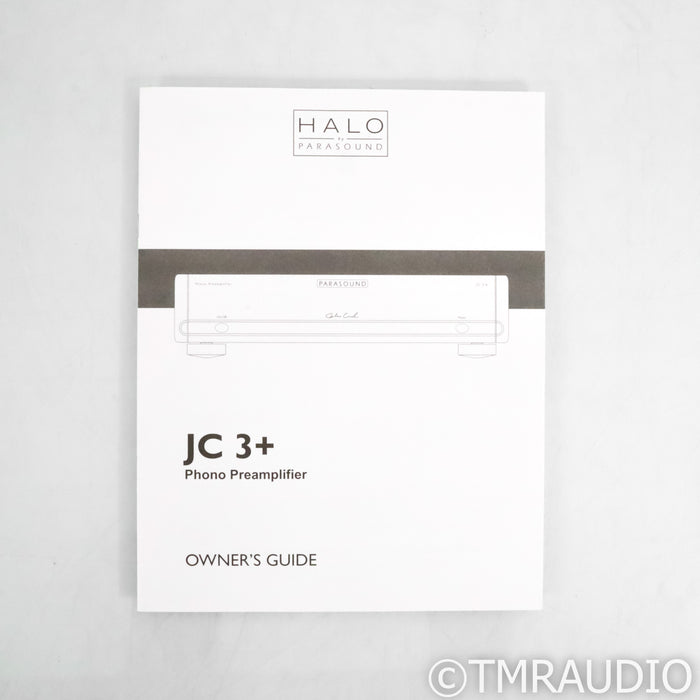 Parasound Halo JC 3+ MM / MC Phono Preamplifier