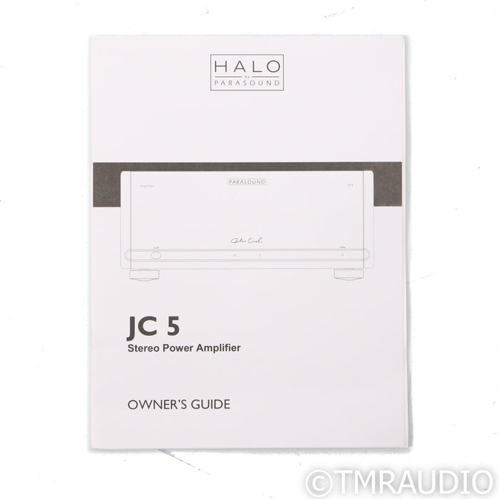 Parasound Halo JC 5 Stereo Power Amplifier