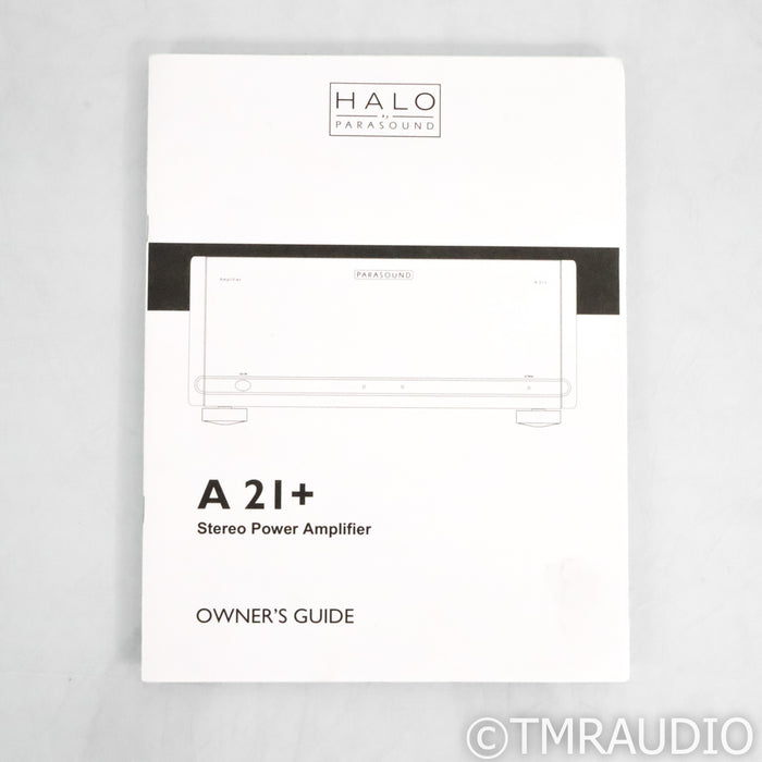Parasound Halo A 21+ Stereo Power Amplifier