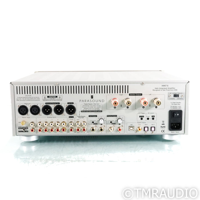 Parasound Halo HINT 6 Stereo Integrated Amplifier; MM / MC Phono