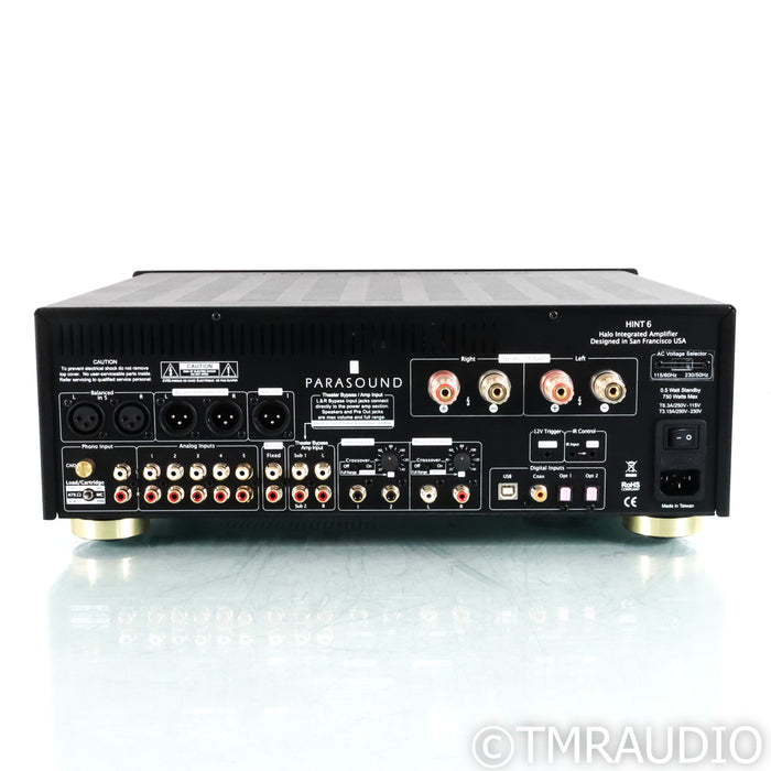 Parasound Halo HINT 6 Stereo Integrated Amplifier; MM / MC Phono