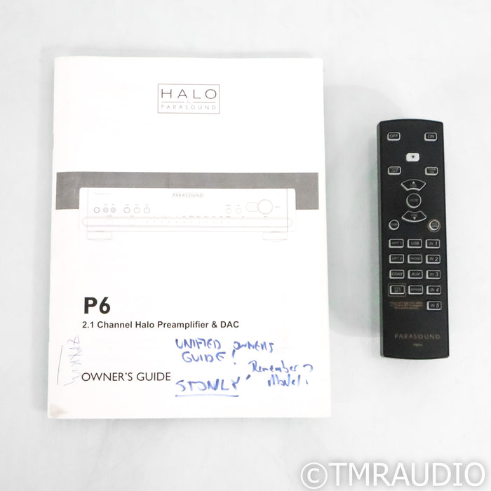 Parasound Halo P 6 Stereo Preamplifier; MM / MC Phono
