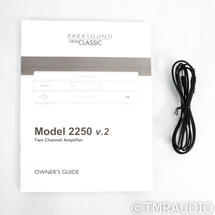 Parasound NewClassic 2250 v.2 Stereo Power Amplifier