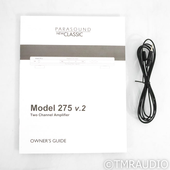 Parasound NewClassic 275 v.2 Stereo Power Amplifier