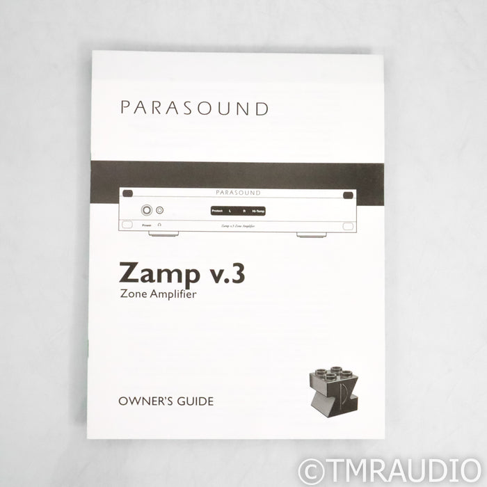 Parasound Zamp v.3 Stereo / Mono Power Amplifier; Revision 2