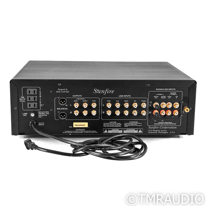 Sunfire Classic Tube Preamplifier; MM / MC Phono (Re-Capped)