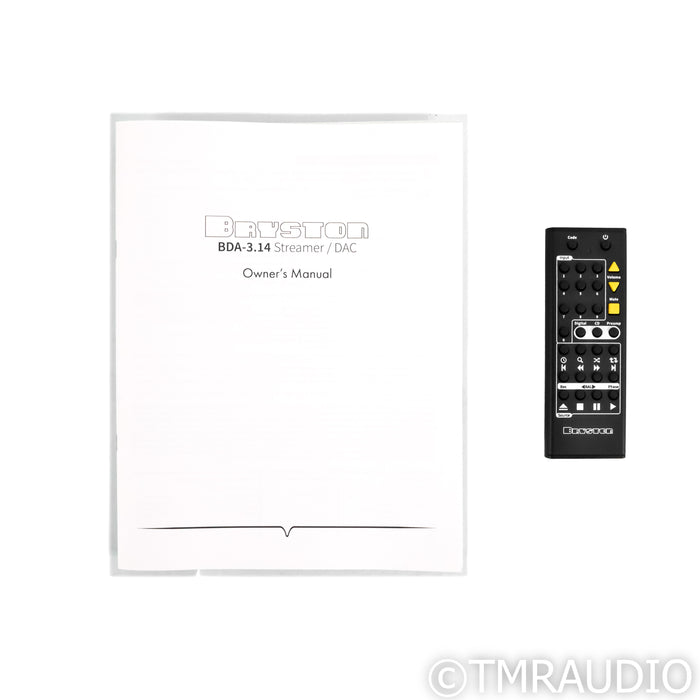 Bryston BDA-3.14 Streaming DAC; D/A Converter; HDMI