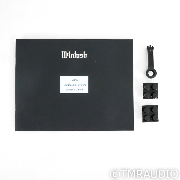 McIntosh XR50 Bookshelf Speakers; Black Pair