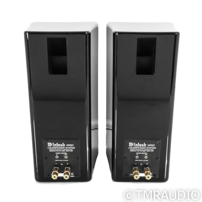 McIntosh XR50 Bookshelf Speakers; Black Pair