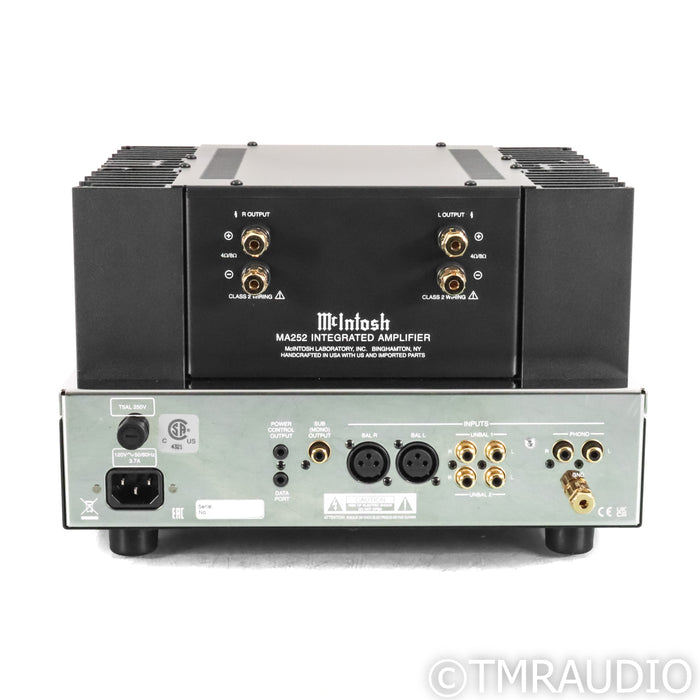 McIntosh MA252 Stereo Tube Hybrid Integrated Amplifier; MM Phono