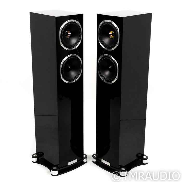 Fyne Audio F501SP Floorstanding Speakers; Piano Gloss Black Pair