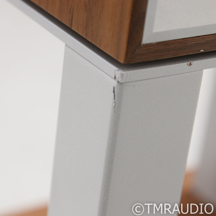 Leak Sandwich 250 Bookshelf Speakers; Walnut Pair w/ Stands
