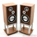 Leak Sandwich 250 Bookshelf Speakers; Walnut Pair w/ Stands