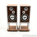 Leak Sandwich 250 Bookshelf Speakers; Walnut Pair w/ Stands