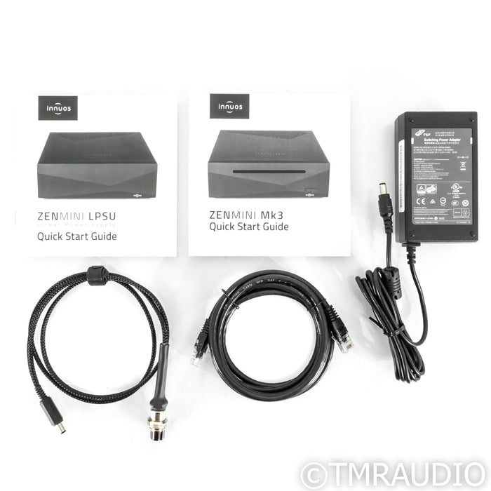 Innuos ZENmini MK3 Music Streamer with ZENmini Linear Power Supply; 1TB