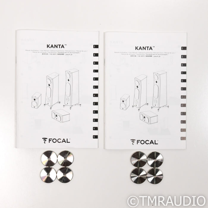 Focal Kanta No. 3 Floorstanding Speakers; Dark Grey Matte Walnut Pair