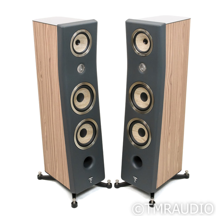 Focal Kanta No. 3 Floorstanding Speakers; Dark Grey Matte Walnut Pair