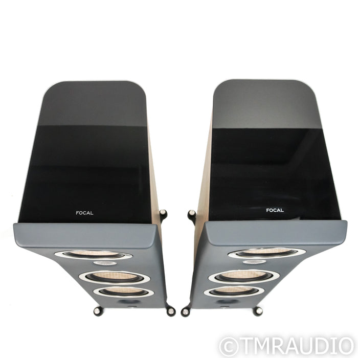 Focal Kanta No. 3 Floorstanding Speakers; Dark Grey Matte Walnut Pair