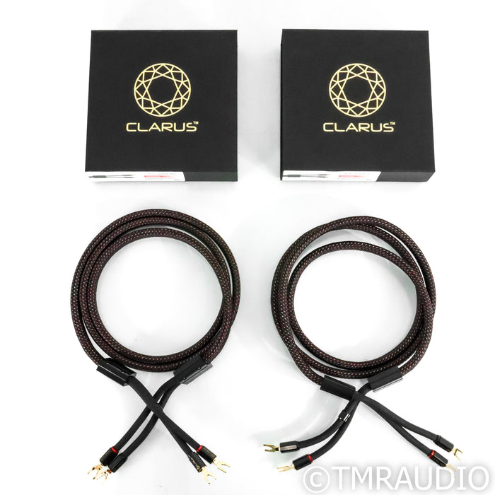 Clarus Cable Crimson MKII Speaker Cables; 8ft Pair
