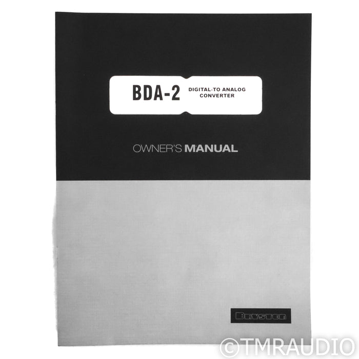 Bryston BDA-2 DAC; D/A Converter