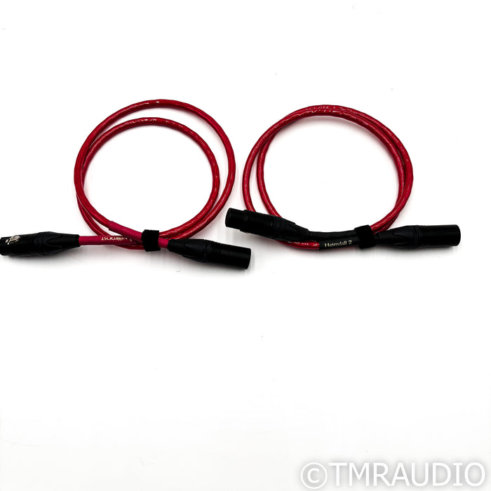 Nordost Heimdall 2 XLR Cables; 1m Pair Balanced Interconnects