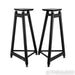 Solidsteel SS-6 24" Tripod Frame Speaker Stands; Black Pair (Open Box)