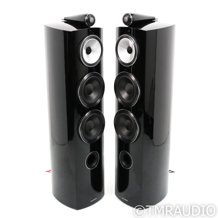 Bowers & Wilkins 804 D3 Floorstanding Speakers; Gloss Black Pair (No Grills)