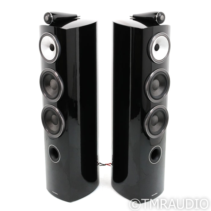 Bowers & Wilkins 804 D3 Floorstanding Speakers; Gloss Black Pair (No Grills)