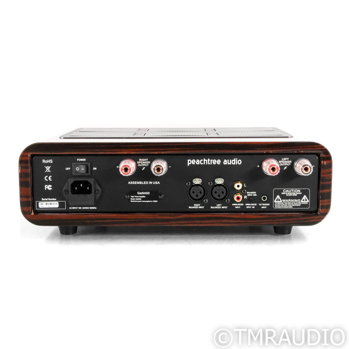 Peachtree Audio GaN400 Stereo Power Amplifier; Gloss Ebony Mocha