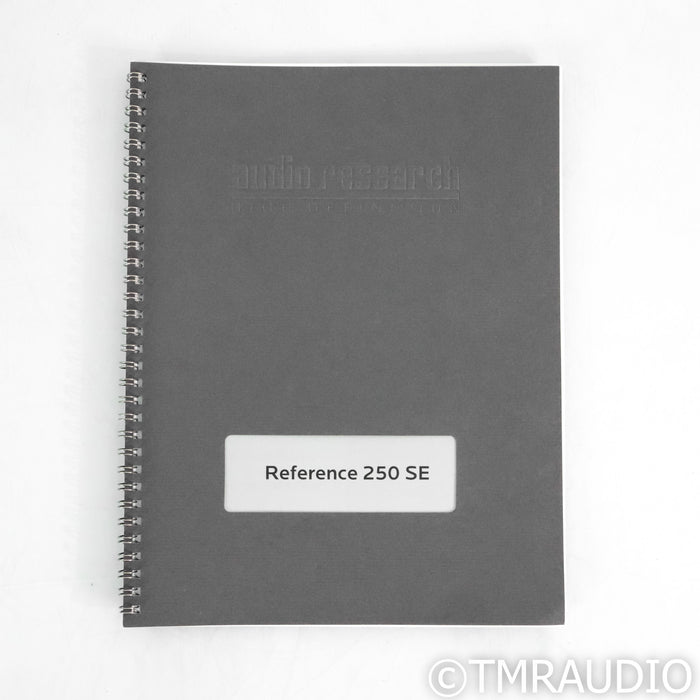 Audio Research Reference 250 SE Tube Monoblock Power Amplfiers; REF 250SE; Pair
