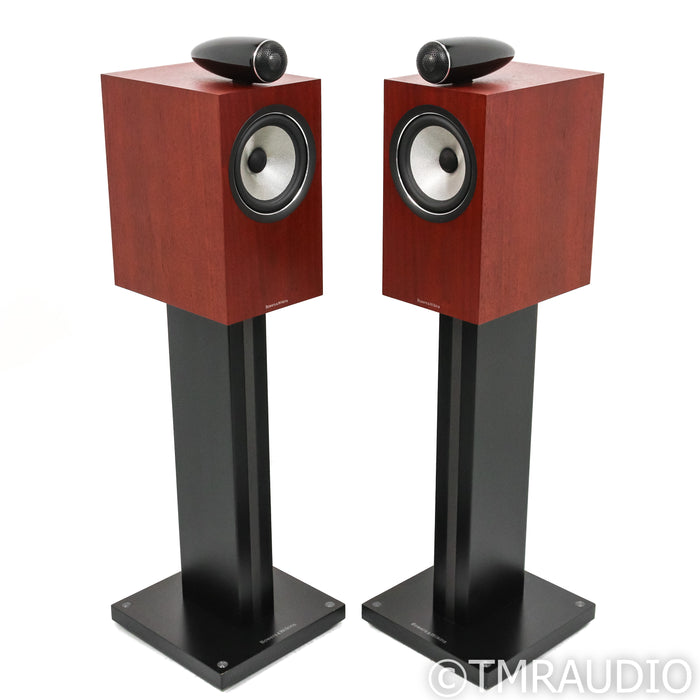 Bowers & Wilkins 705 S2 Bookshelf Speakers; Rosenut Pair w/ Stands
