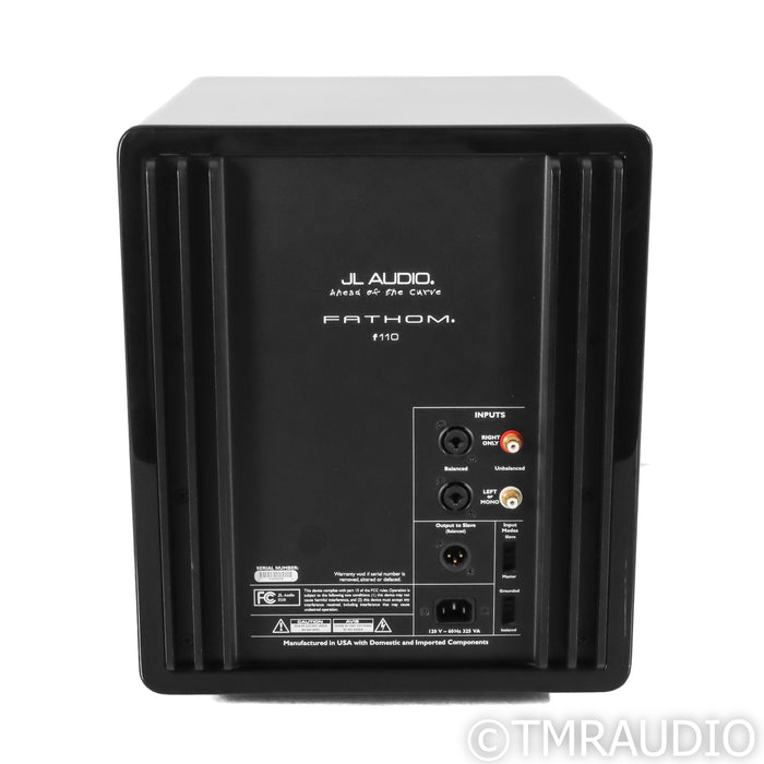 JL Audio Fathom F110 v1 10" Powered Subwoofer; Black